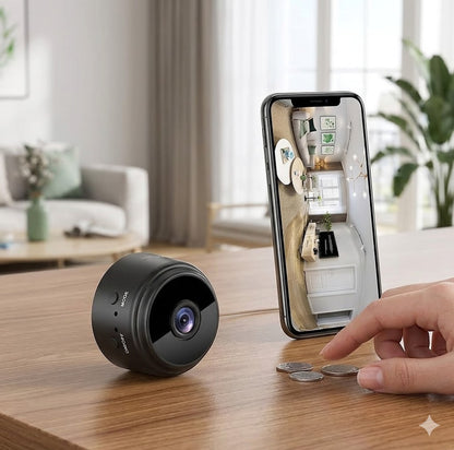 Mini WiFi Security Camera – 1080p HD with Motion Alerts